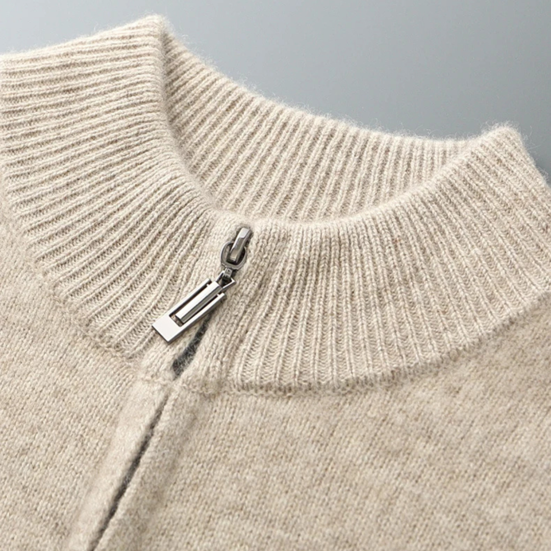 Oldmarket kashmir trøje - herre 100% blød luksus uld strik cardigan