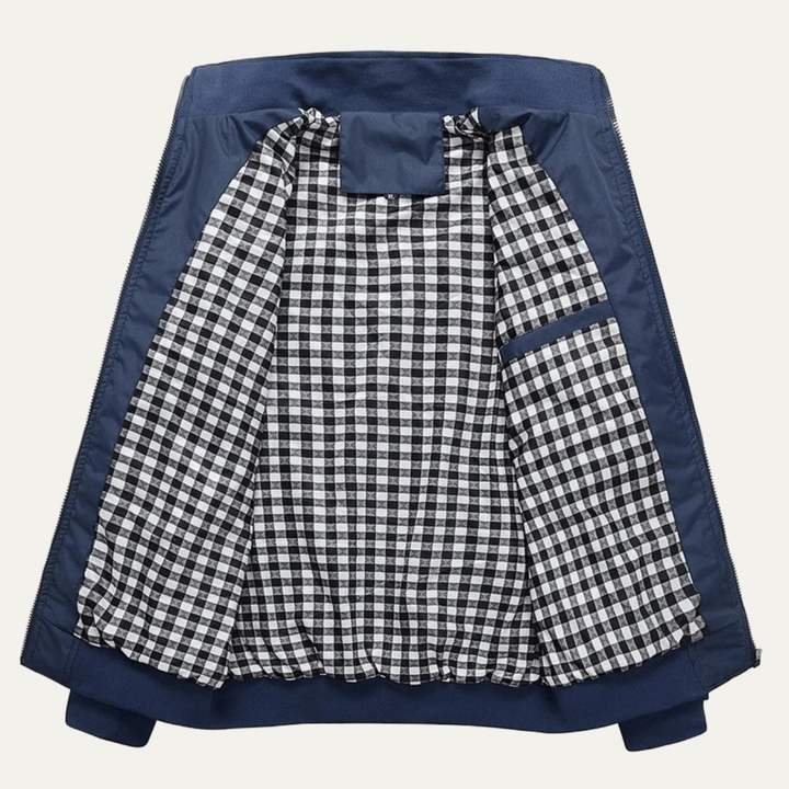 Freja Andersen | Herre afslappet let bomber Zip Up jakke