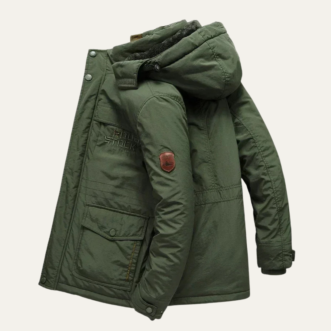 Freja Andersen | Herre vinter vandtæt Parka jakke med Multiple Pockets