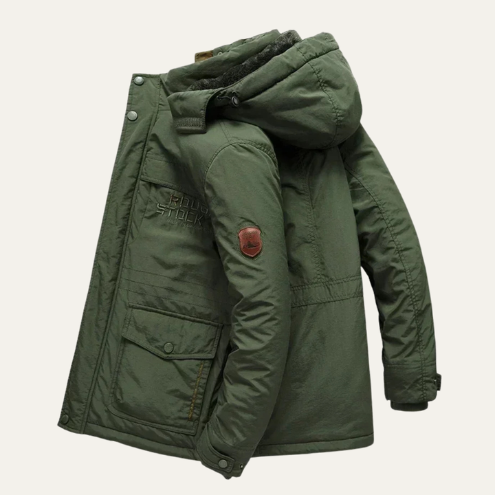 Freja Andersen | Herre vinter vandtæt Parka jakke med Multiple Pockets