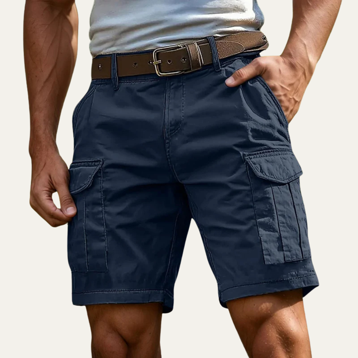 Freja Andersen | Herre afslappet sommer Utility shorts med lommer
