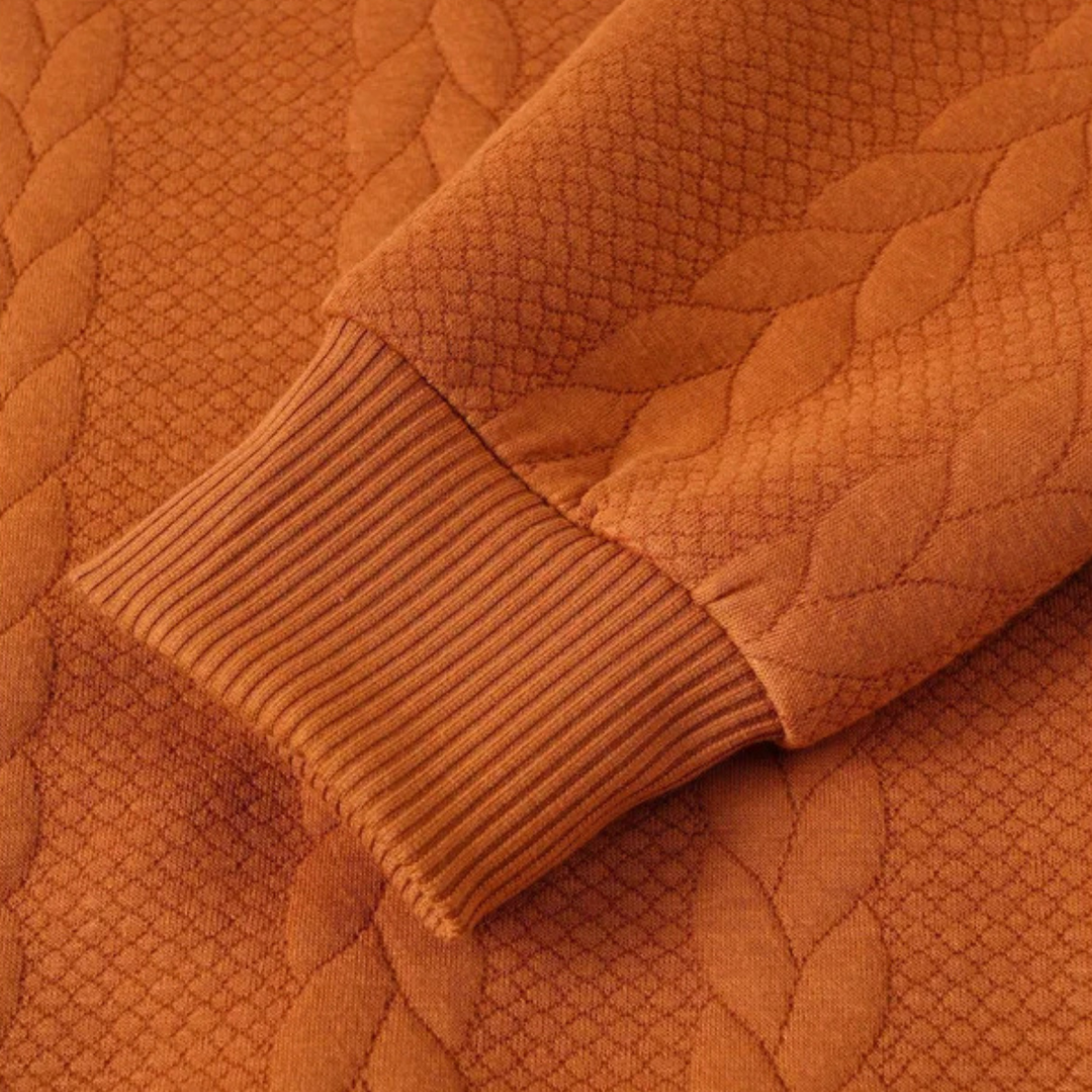 Paestum | Herre varm Ribbed kabelstrik rullekrave trøje