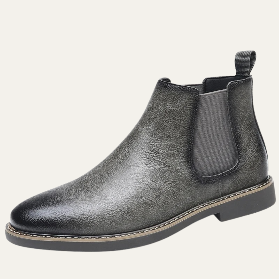 Vernaccia | Herre Retro Style Pointed Toe Ankle læder sko