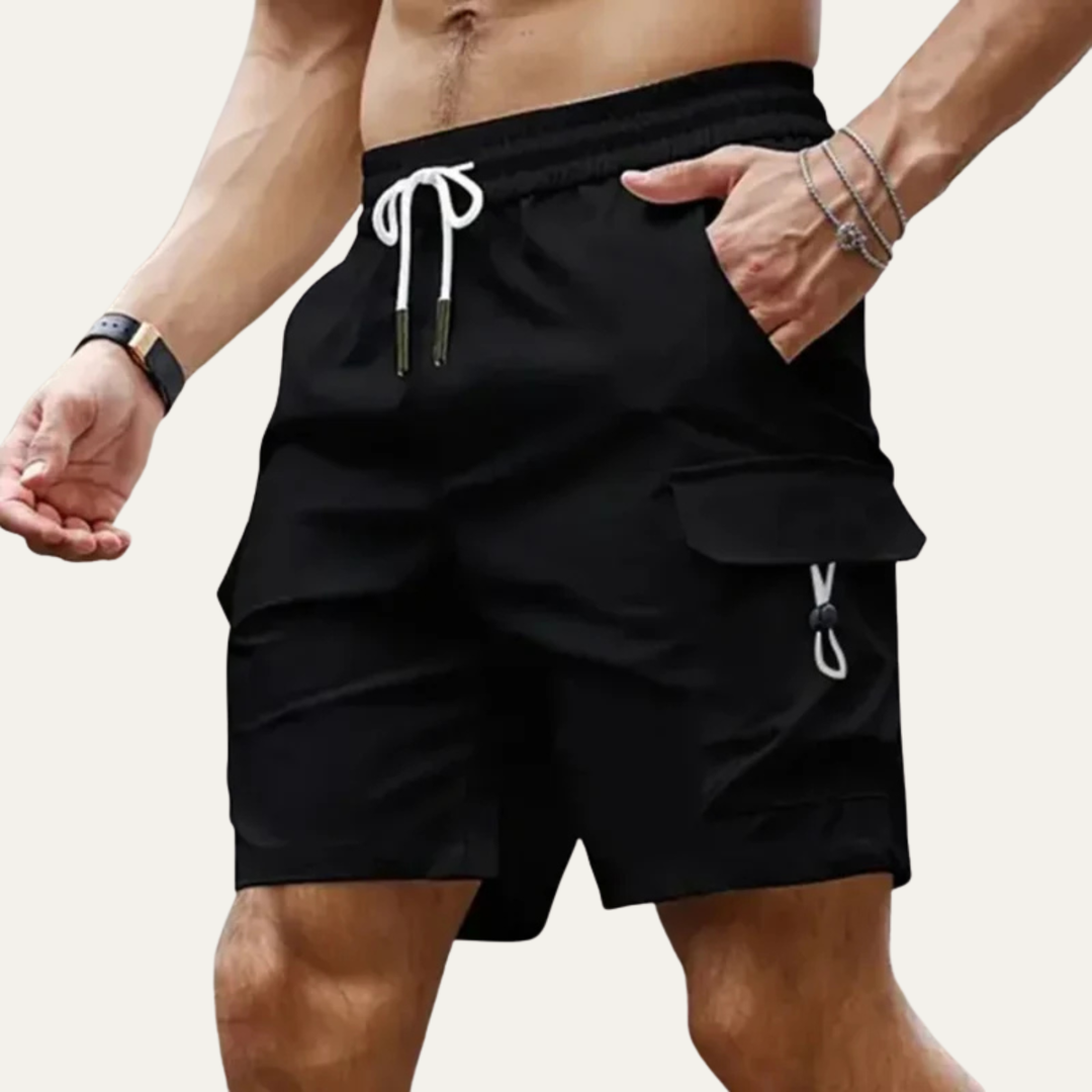 Freja Andersen | Herre let afslappet sommer Utility shorts