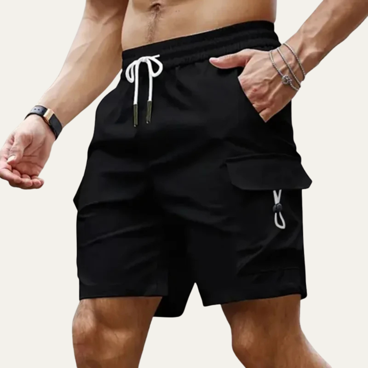 Freja Andersen | Herre let afslappet sommer Utility shorts