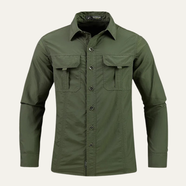 Montbrook | Herre Tactical Multi Pocket udendørs Cargo skjorte