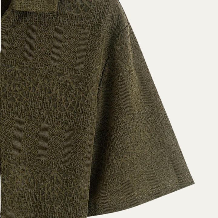 Maplewood Ridge herre V-hals åndbar strikket poloshirt