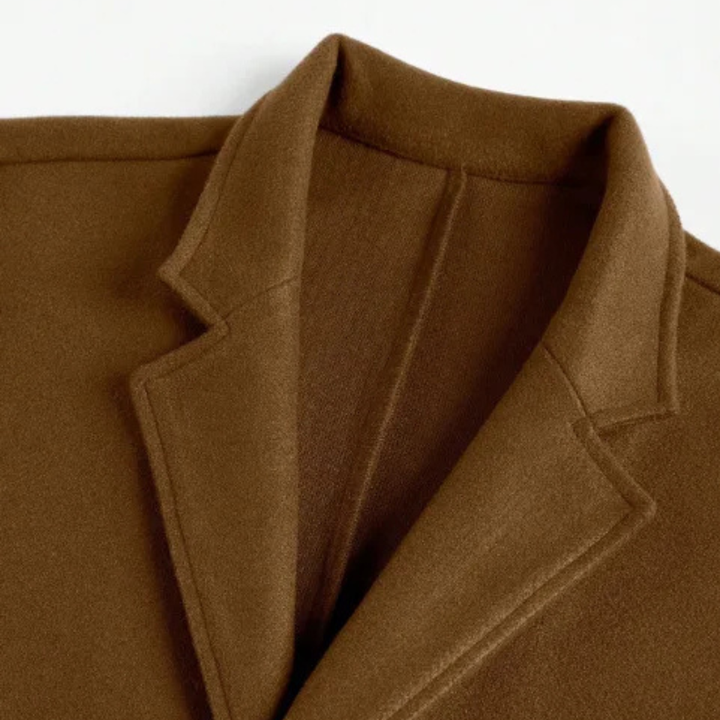 Freja Andersen | Herre klassisk vinter slim fit uld Overcoat