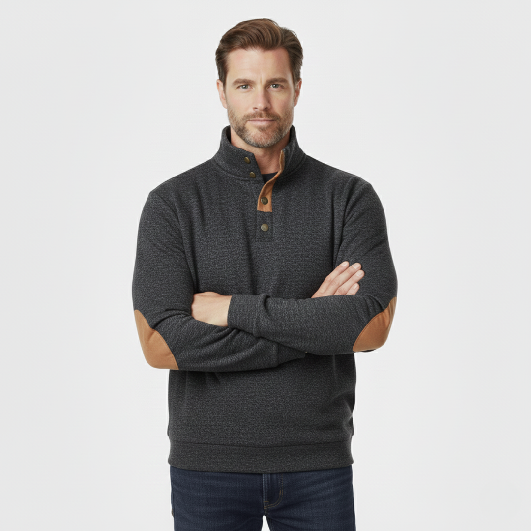 Tarvisio | Herre strikket Heritage trøje med Elbow Patches