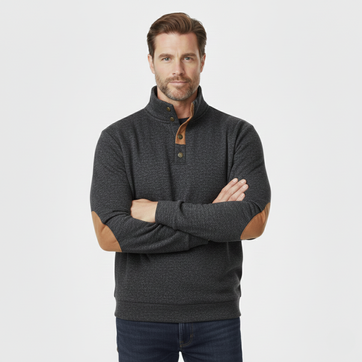 Tarvisio | Herre strikket Heritage trøje med Elbow Patches