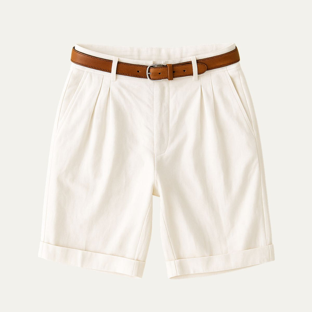 Henwick hør shorts - skræddersyet sommer shorts til mænd