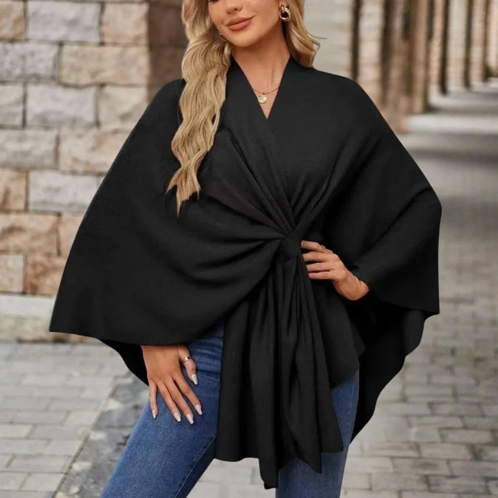 Briana™ | Elegant draperet poncho — 4