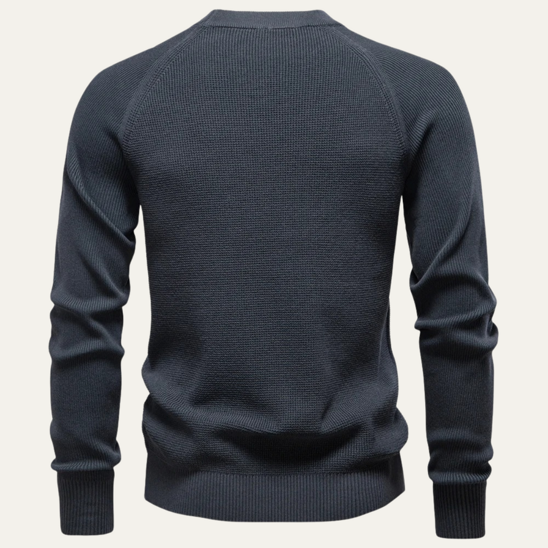 Freja Andersen | Herre afslappet blød strik slim fit trøje
