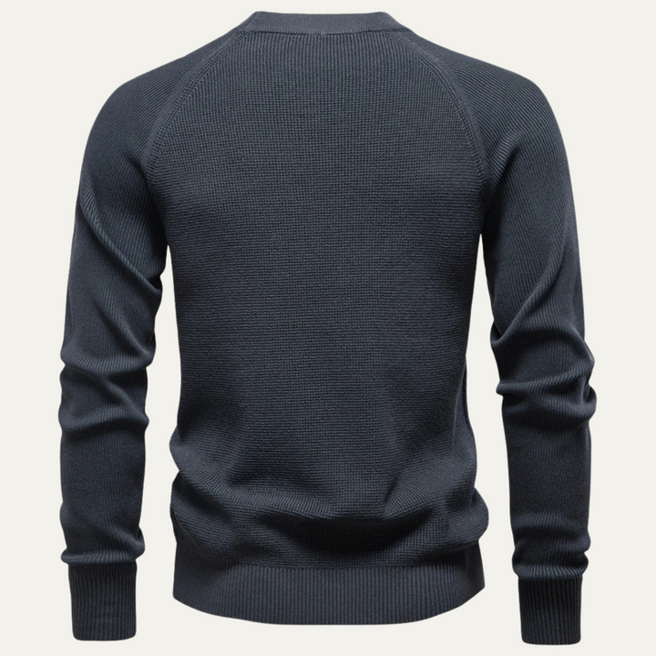 Freja Andersen | Herre afslappet blød strik slim fit trøje