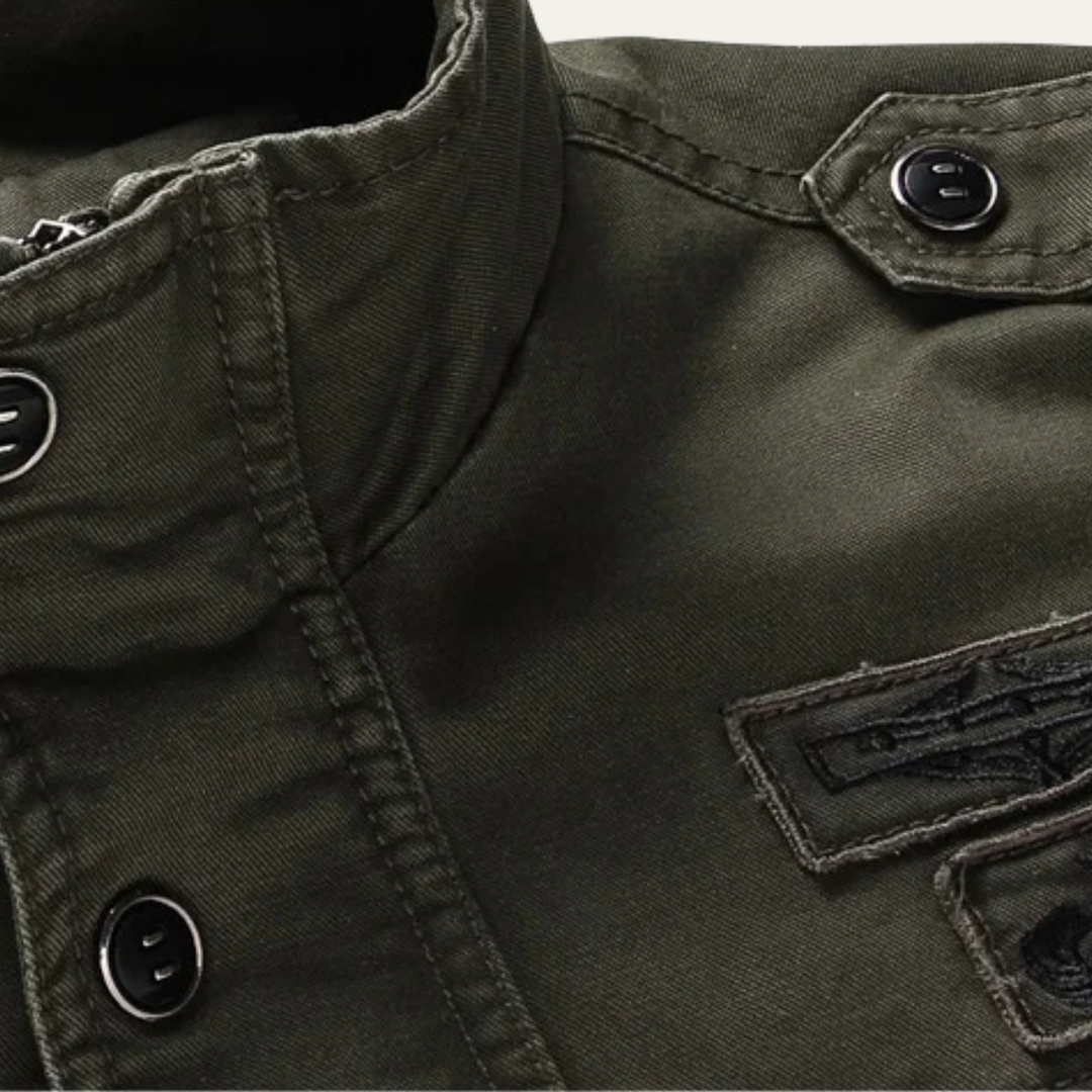 Freja Andersen | Herre afslappet Multi Pocket Windproof Hunting jakke