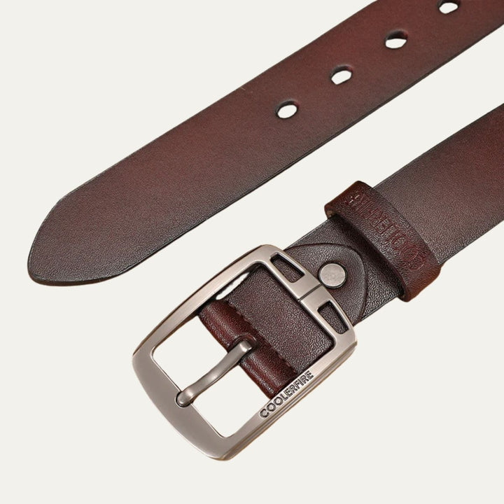 Hadlow bælte - Genuine Cowhide, moderne vintage Style