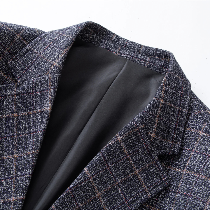Freja Andersen | Herre Plaid stribet business afslappet Work jakke