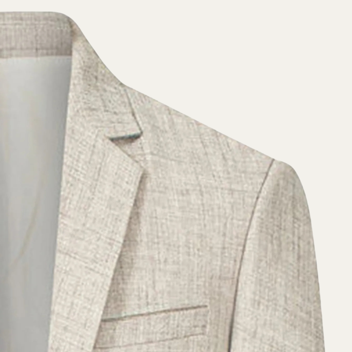 Freja Andersen | Herre stilren afslappet slim fit bomuld blazer