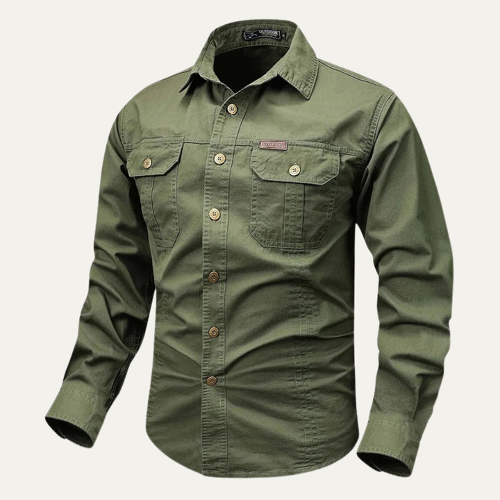 Norcia | Herre Military Tactical skjorte med lommer