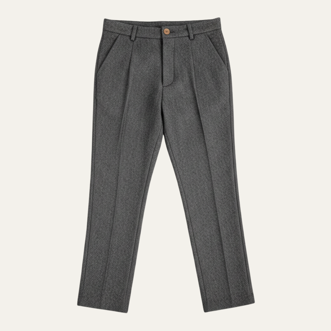 Hawkington | Herre vintage uld sildeben Straight Leg bukser