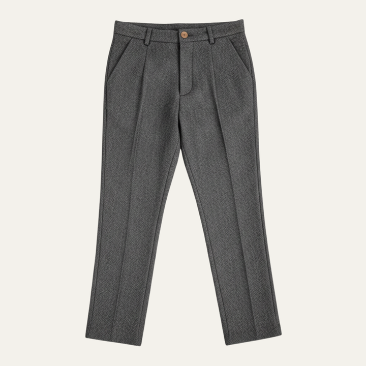 Hawkington | Herre vintage uld sildeben Straight Leg bukser
