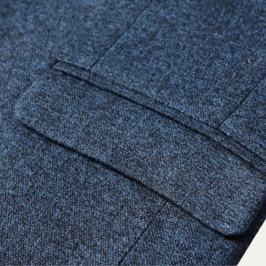 Freja Andersen | Herre slim fit nedfaldskrave jakkesæt business blazer