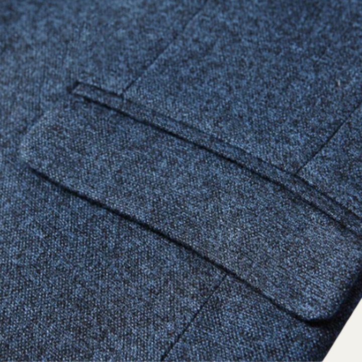 Freja Andersen | Herre slim fit nedfaldskrave jakkesæt business blazer