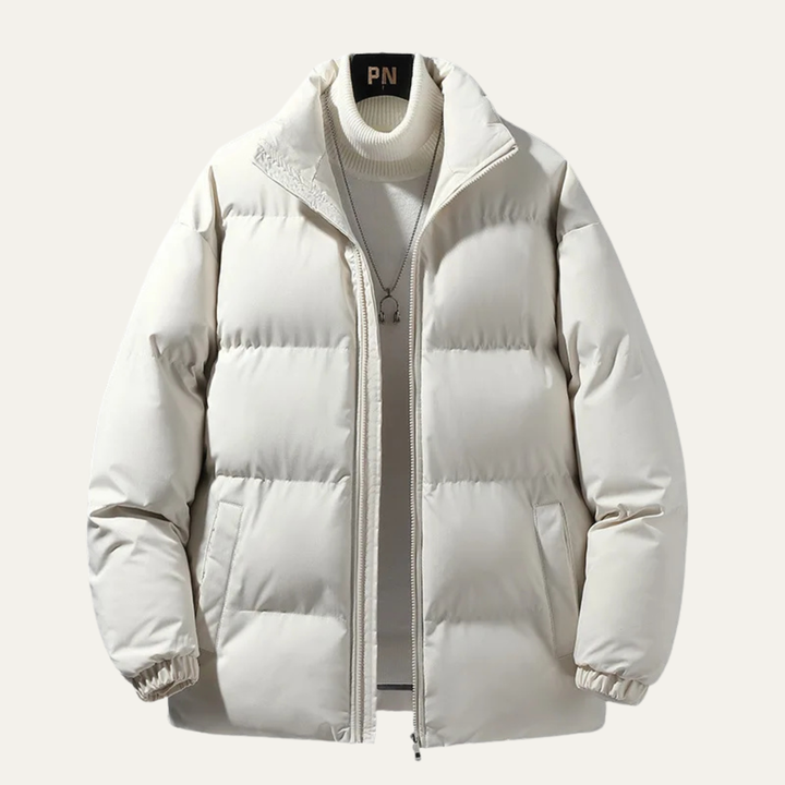 Freja Andersen | Herre vinter pufferjakke - varm tyk Padded frakke