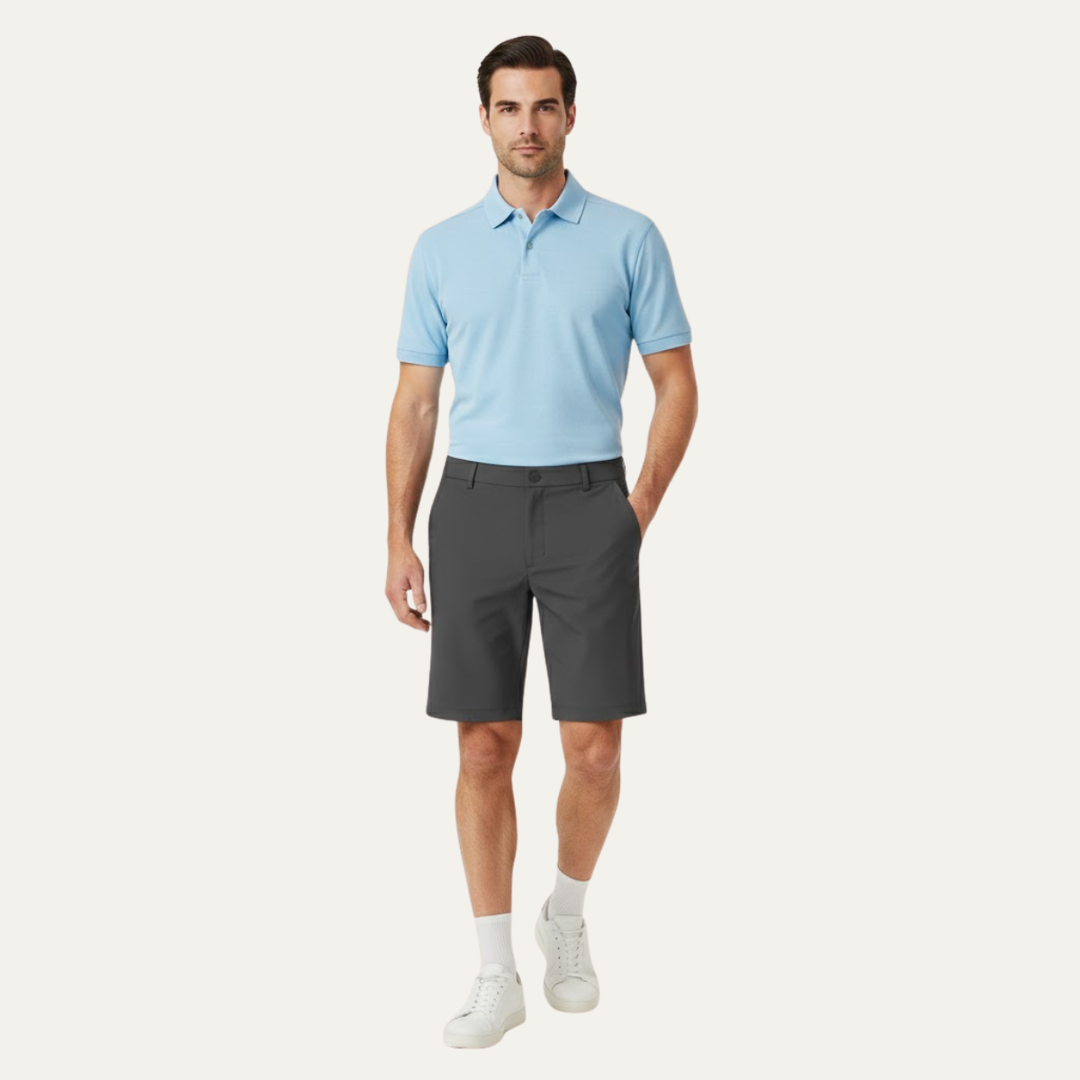 Freja Andersen | Herre afslappet Golf shorts med Zipper Side Pockets
