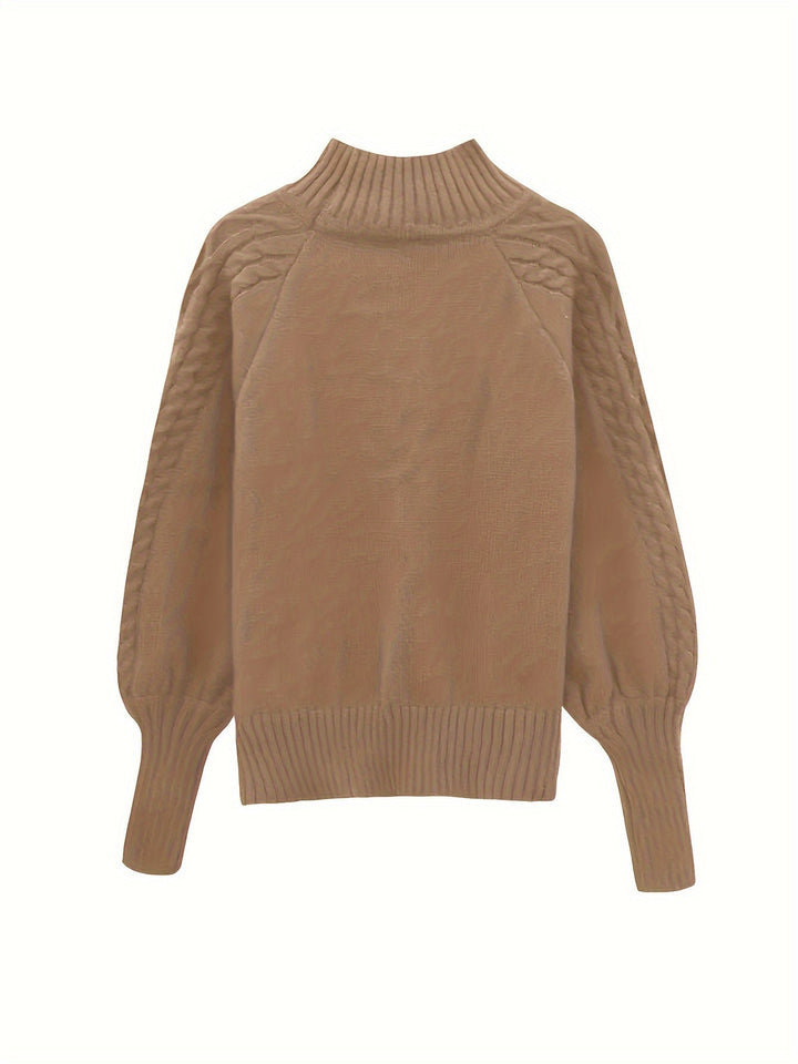 Tinsley - Casual langærmet striktrøje — 17