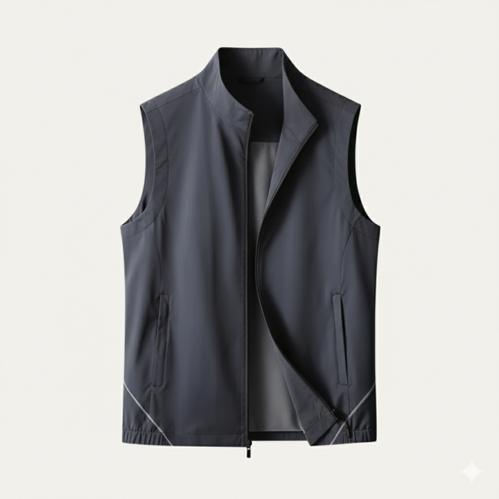 Freja Andersen | Herre let afslappet Vest - åndbar ærmeløs udendørs Vest for Layering