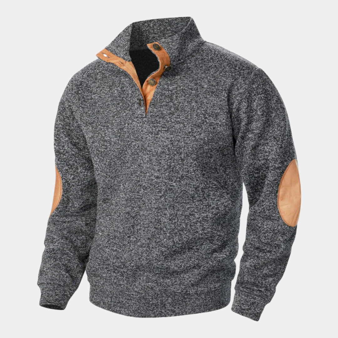 Tarvisio | Herre strikket Heritage trøje med Elbow Patches