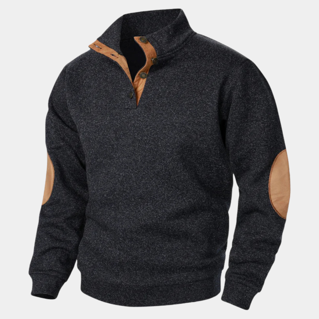 Tarvisio | Herre strikket Heritage trøje med Elbow Patches