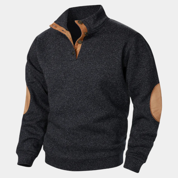 Tarvisio | Herre strikket Heritage trøje med Elbow Patches