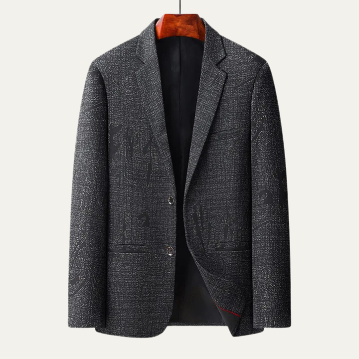 Freja Andersen | Herre slim fit stilren afslappet Checked blazersæt