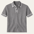 Freja Andersen | Herre ribstrikket til arbejde poloshirt
