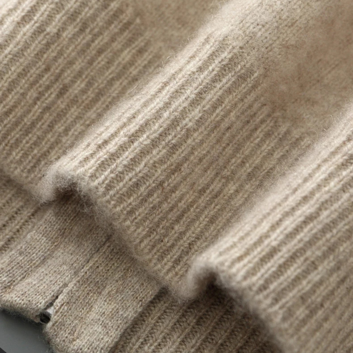 Oldmarket kashmir trøje - herre 100% blød luksus uld strik cardigan