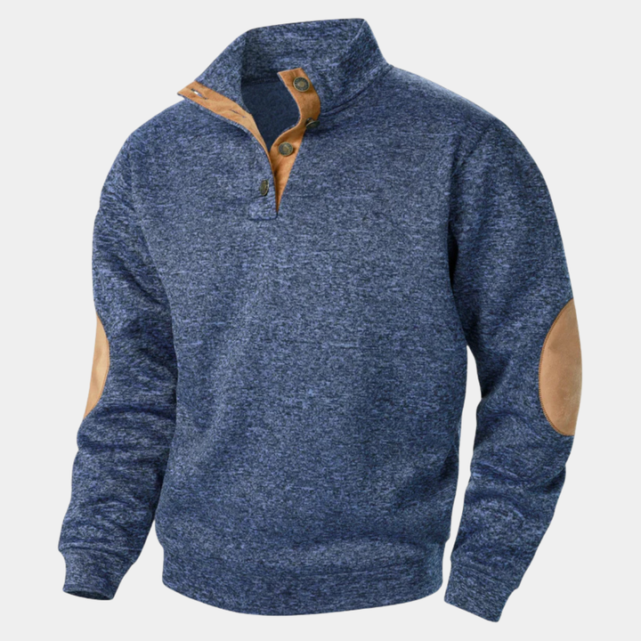 Tarvisio | Herre strikket Heritage trøje med Elbow Patches