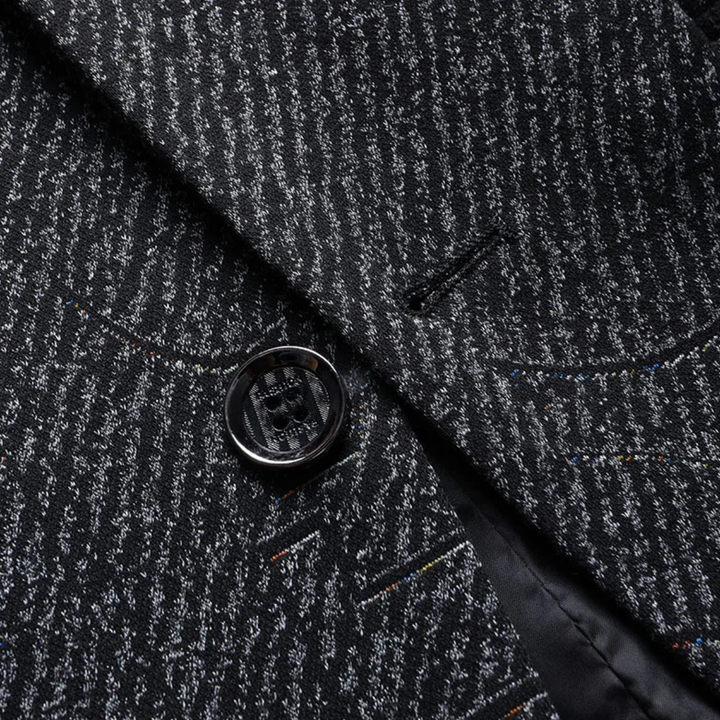 Freja Andersen | Herre slim fit stilren afslappet Checked blazersæt