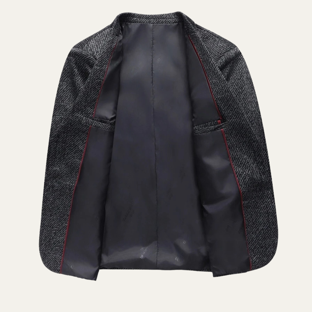 Freja Andersen | Herre slim fit stilren afslappet Checked blazersæt
