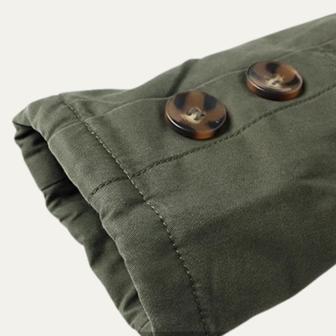Freja Andersen | Herre fleeceforet jakke med varm Plaid Lining