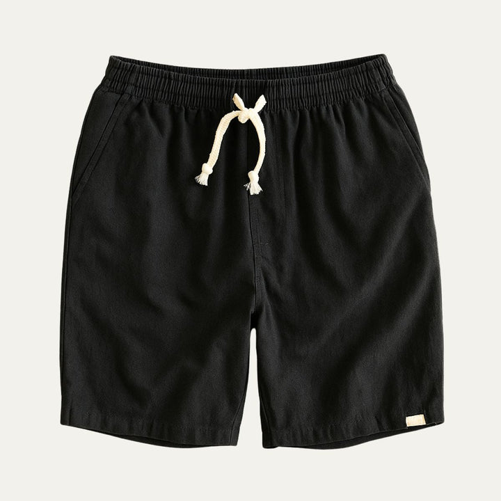 Rowley hør shorts - snøre shorts til mænd