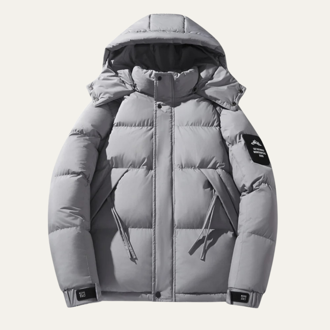 Freja Andersen | Herre trendy Detachable Hood løs pasform jakke
