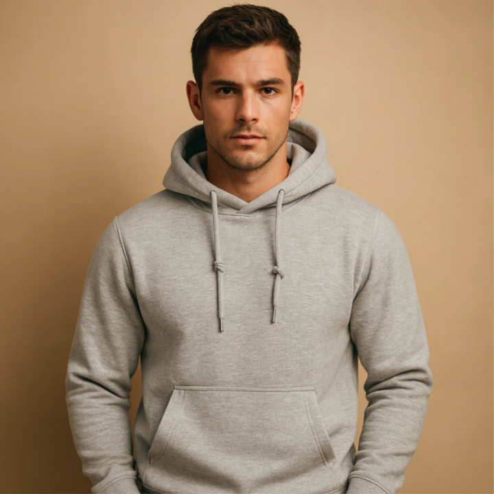 Freja Andersen | Herre klassisk Hoodie trøje med Front Pocket