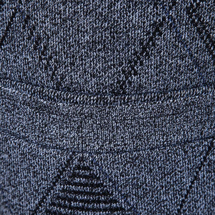 Brightwood | Herre vinter Fleece strik Plaid V-hals cardigan