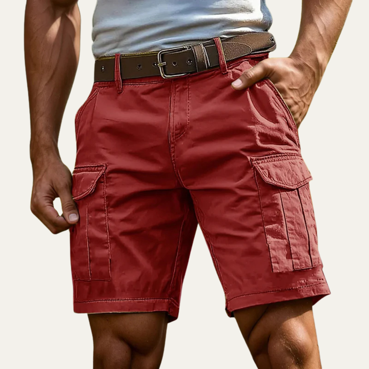 Freja Andersen | Herre afslappet sommer Utility shorts med lommer