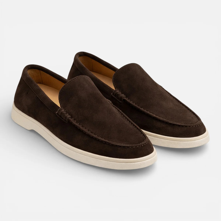 Albright | Herre Slip On ruskind loafers