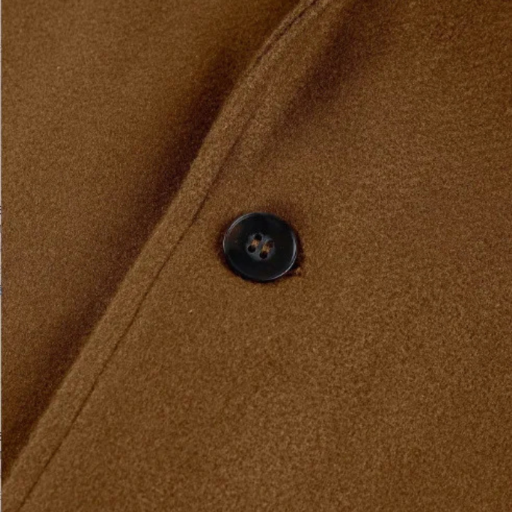 Freja Andersen | Herre klassisk vinter slim fit uld Overcoat