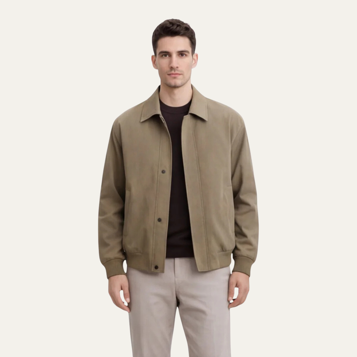 Freja Andersen | Herre slim fit let afslappet Zip jakke