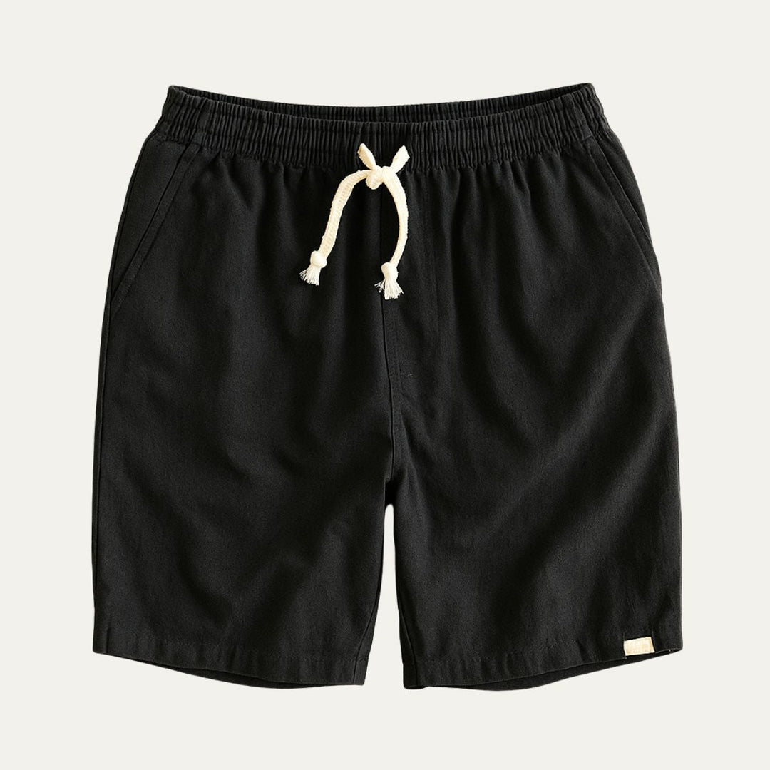 Rowley hør shorts - snøre shorts til mænd